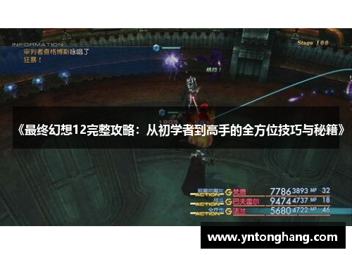 《最终幻想12完整攻略:从初学者到高手的全方位技巧与秘籍》 《最终幻想12完整攻略:从初学者到高手的全方位技巧与秘籍》